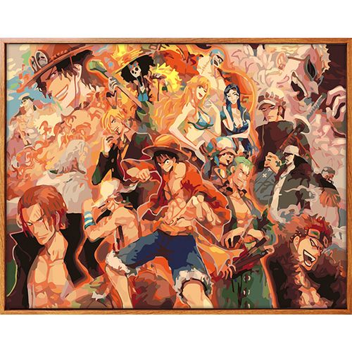 指間畫(huà)筆，夢(mèng)圓航海 DIY數(shù)字油畫(huà)帶你遇見(jiàn)路飛